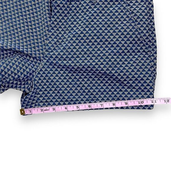 Gap Shorts Womens Size 00 R Blue Diamond Geo Flat‎ Front Short - Picture 7 of 8